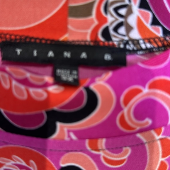 Tiana B Paisley 60's look psychedelic fun dress plus 3X excellent condition - Picture 3 of 5